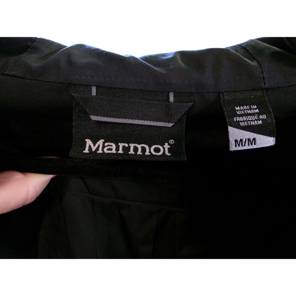 Marmot Mens Medium Hooded Softshell Jacket Gray Heather Full Zip N11550 - Picture 7 of 8